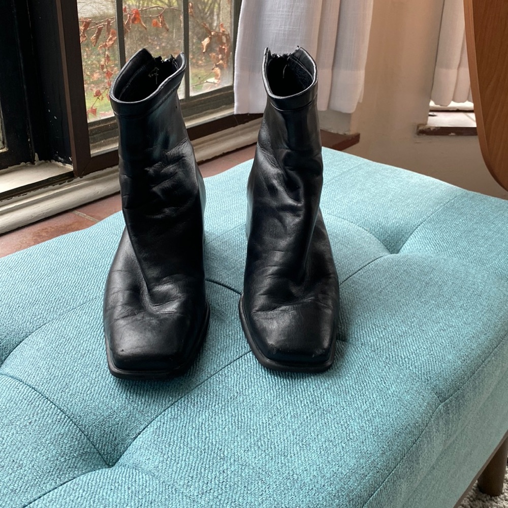 Stuart Weitzman Square Toe - Baby Soft Leather - image 1